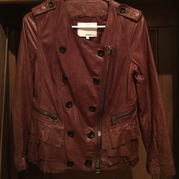 3.1 Phillip Lim Jackets & Blazers - 🚫 Sorry sold Soft lambs leather water mark in the back